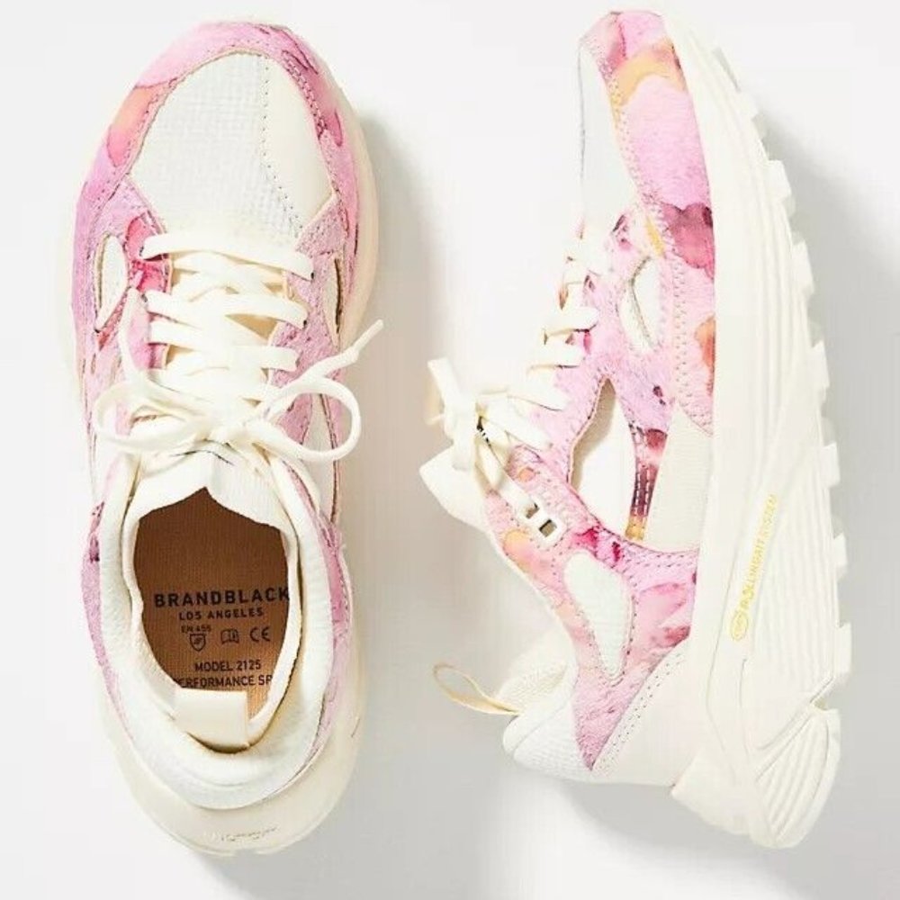 Anthropologie Brandblack Pony Hair sneakers 8 - Picture 1 of 12